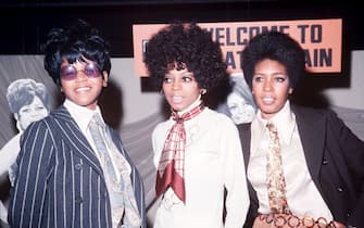 File photo dated 19/11/68 of American pop singers Diana Ross (centre) and the Supremes, Cindy Birdsong (left) and Mary Wilson at EMI Records in London. Mary Wilson, the longest-reigning original Supreme, has died in Las Vegas aged 76. Issue date: Tuesday February 9, 2021.