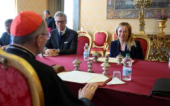 Meloni in Vaticano