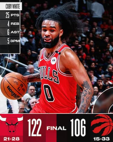 TORONTO RAPTORS-CHICAGO BULLS 106-122