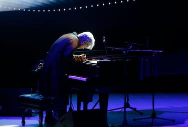 LONDON, ENGLAND - JUNE 20:  Ryuichi Sakamoto performs at Barbican Centre on June 20, 2018 in London, England.  (Photo by Chiaki Nozu/WireImage)