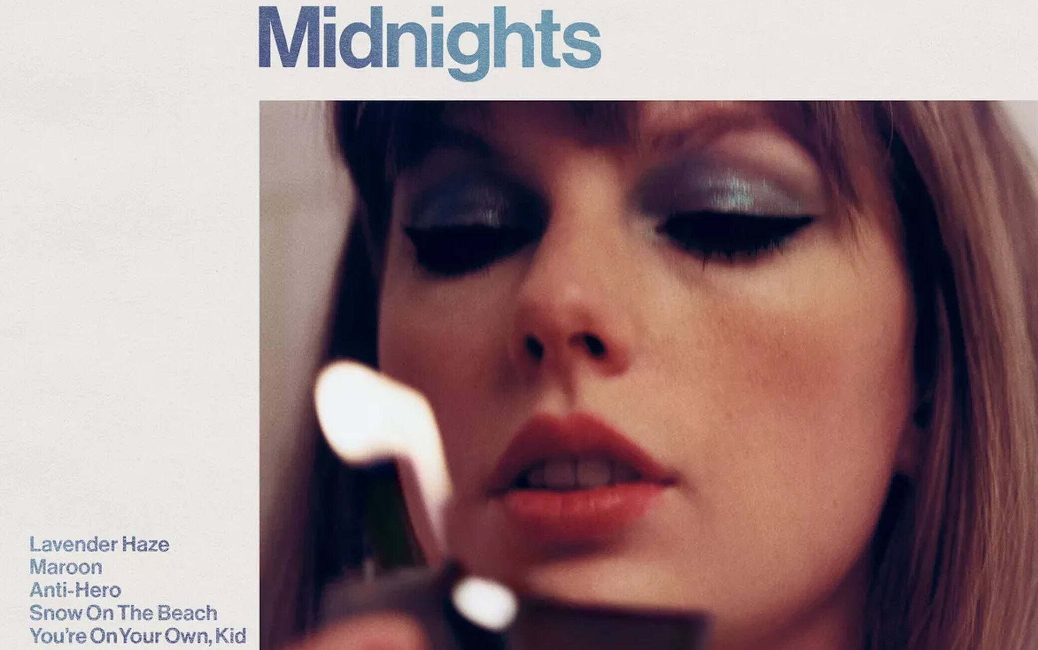 Midnights' di Taylor Swift è diventato l'album più ascoltato in un singolo  giorno nella storia di Spotify