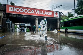 Maltempo Milano Seveso