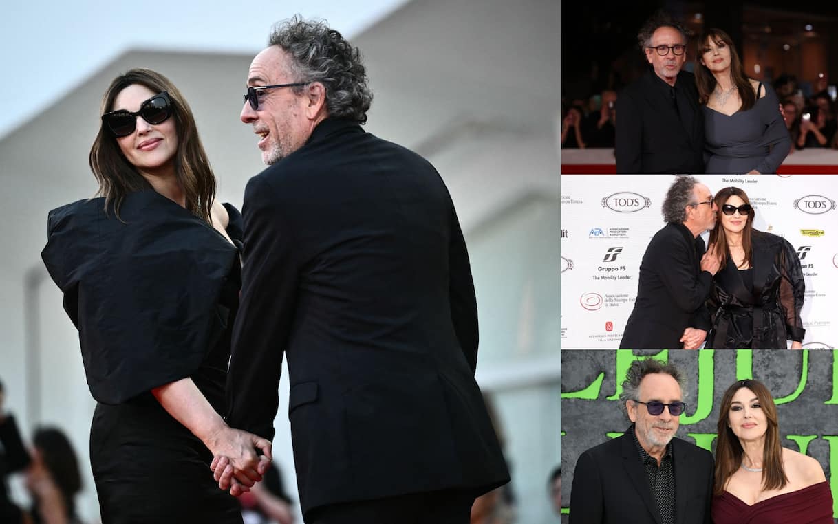 Monica Bellucci e Tim Burton si separano, le foto più belle della loro ...