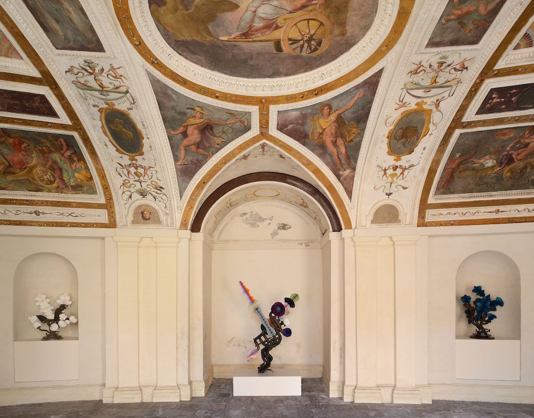 The Eternal Duality di Keita Miyazaki al Ninfeo di Villa Giulia. Foto di Roberto Apa