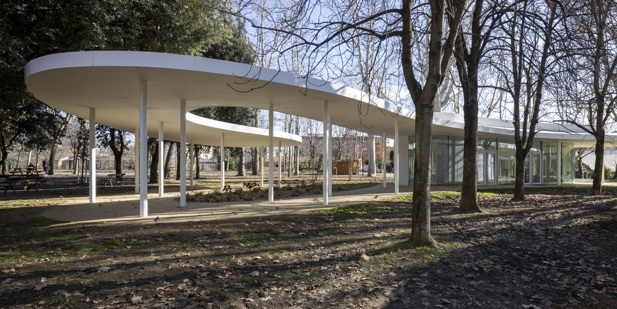 MCA - Mario Cucinella Architect, Filla - Padiglione Montagnola. Photo ©Walter Vecchio