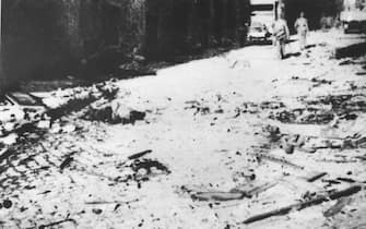 Via Rasella dopo l'attentato