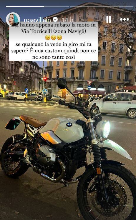 L'appello di Rose Villain in una storia Instagram