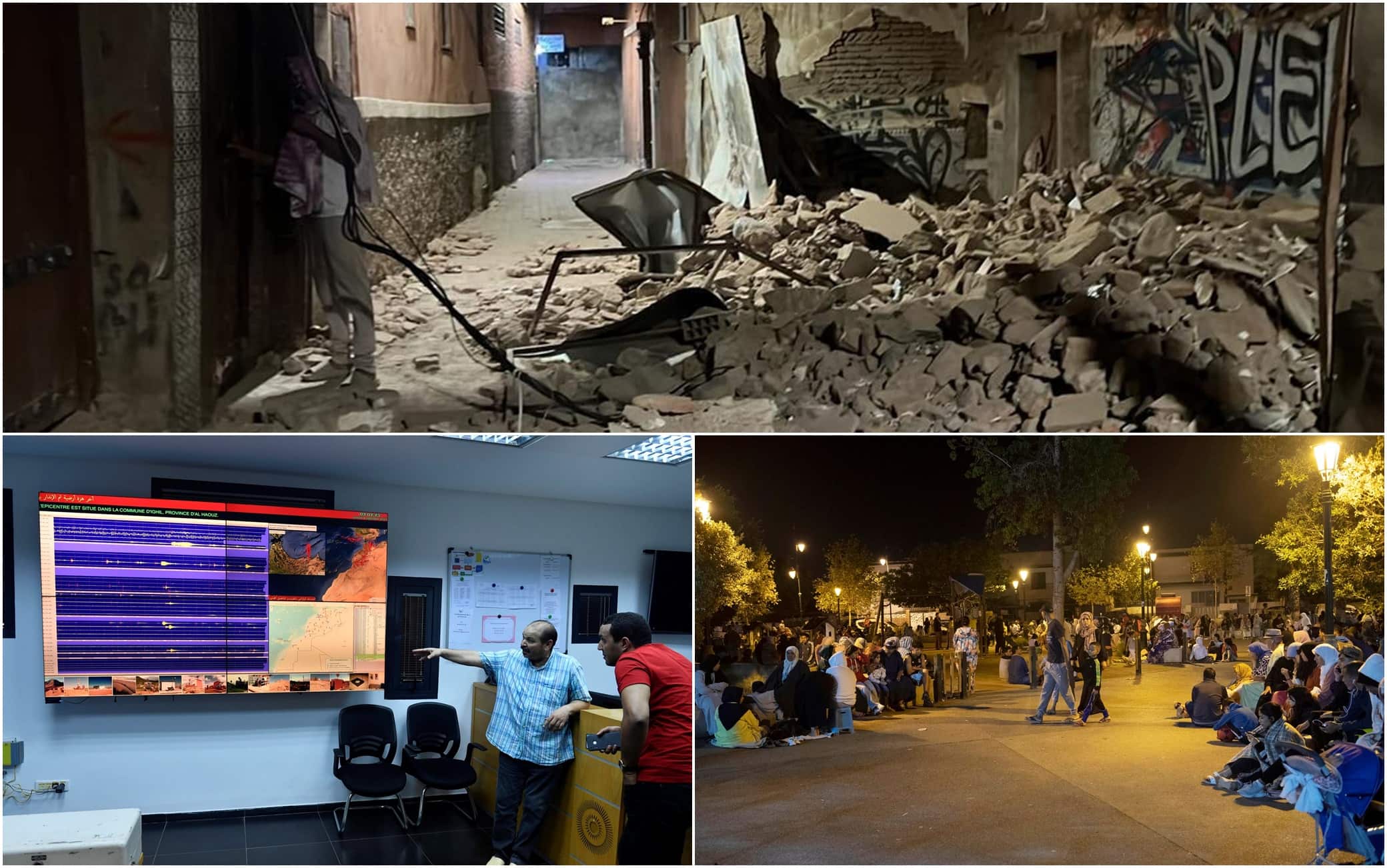 (Ansa/Getty) Terremoto in Marocco