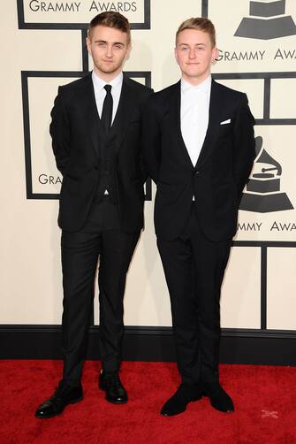 , Los Angeles, CA - 1/15/2015 - The 57th Annual GRAMMY Awards - Arrivals at Staples Center.

-PICTURED: Howard Lawrence and Guy Lawrence (of Disclosure)
-PHOTO by: Kyle Rover/startraksphoto.com
-KRL61184

Editorial - Rights Managed Image - Please contact www.startraksphoto.com for licensing fee
Startraks Photo
New York, NY
For licensing please call 212-414-9464 or email sales@startraksphoto.com
Startraks Photo reserves the right to pursue unauthorized users of this image. If you violate our intellectual property you may be liable for actual damages, loss of income, and profits you derive from the use of this image, and where appropriate, the cost of collection and/or statutory damages.