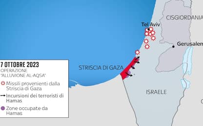 Guerra Israele-Hamas, la storia del conflitto attraverso le mappe