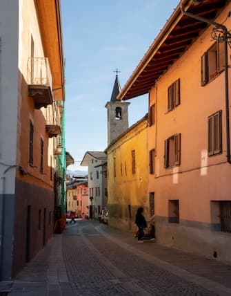 Aosta valley Italy on October 12, 2023