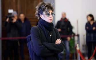Veronica Pivetti alla camera ardente di Maurizio Costanzo allestita presso la Sala della Protomoteca in Campidoglio, Roma, 26 febbraio 2023
ANSA/FABIO FRUSTACI