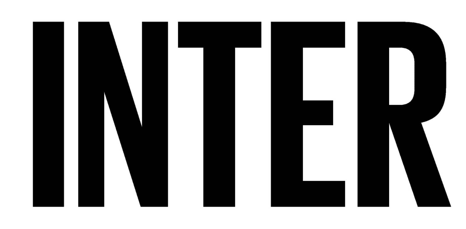 Inter nuovo font