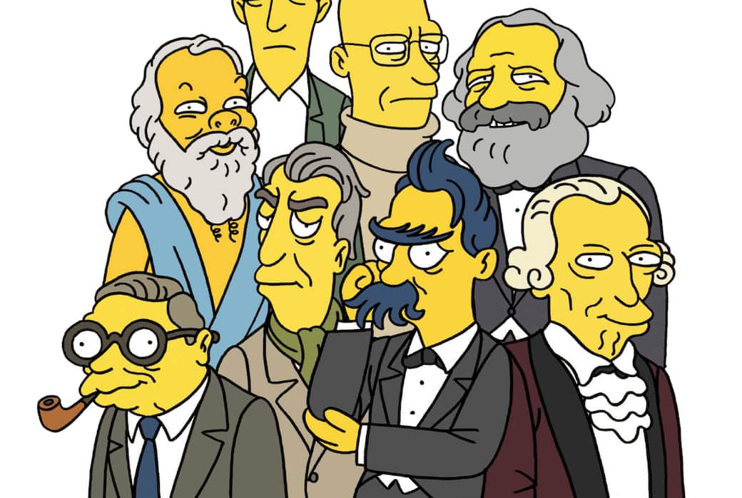 Un dettaglio della copertina de “I Simpson e la filosofia”