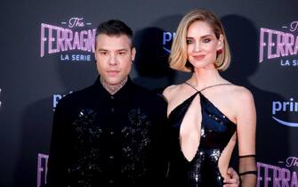 Chiara Ferragni e Fedez alla premiere di The Ferragnez 2