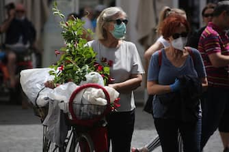Roma, nell’ultimo giorno di lockdown dopo quasi 3 mesi di quarantena per causa della pandemia Covid-19.