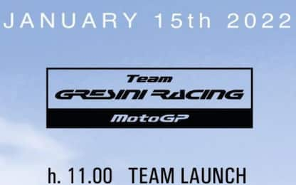 Gresini, oggi la presentazione in LIVE streaming