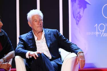 CATANZARO, ITALY - AUGUST 05: Richard Gere during the Magna Graecia Film Festival 2022 at Arena on August 05, 2022 in Catanzaro, Italy. (Photo by Ernesto Ruscio/Getty Images)