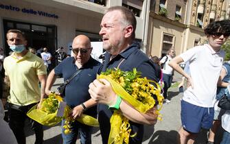 Corteo funebre Raffaella Carrà