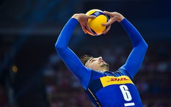 Giannelli Simone during the FIVB Men's World Championship 2022 match between Slovenia and Italy on September 10, 2022 in Katowice, Poland. (Photo by PressFocus/Sipa USA)France OUT, Poland OUT