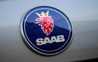 Markennamen: "Saab", Berlin.