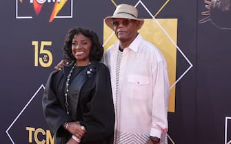 HOLLYWOOD, CALIFORNIA - APRIL 18:  LaTanya Richardson Jackson and Samuel L. Jackson attend the 2024 TCM Classic Film Festival Opening Night and 30th Anniversary Presentation Of "Pulp Fiction" at TCL Chinese Theatre on April 18, 2024 in Hollywood, California. (Photo by JC Olivera/WireImage)