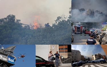 Incendio a Roma, nei pressi di Piazzale Clodio