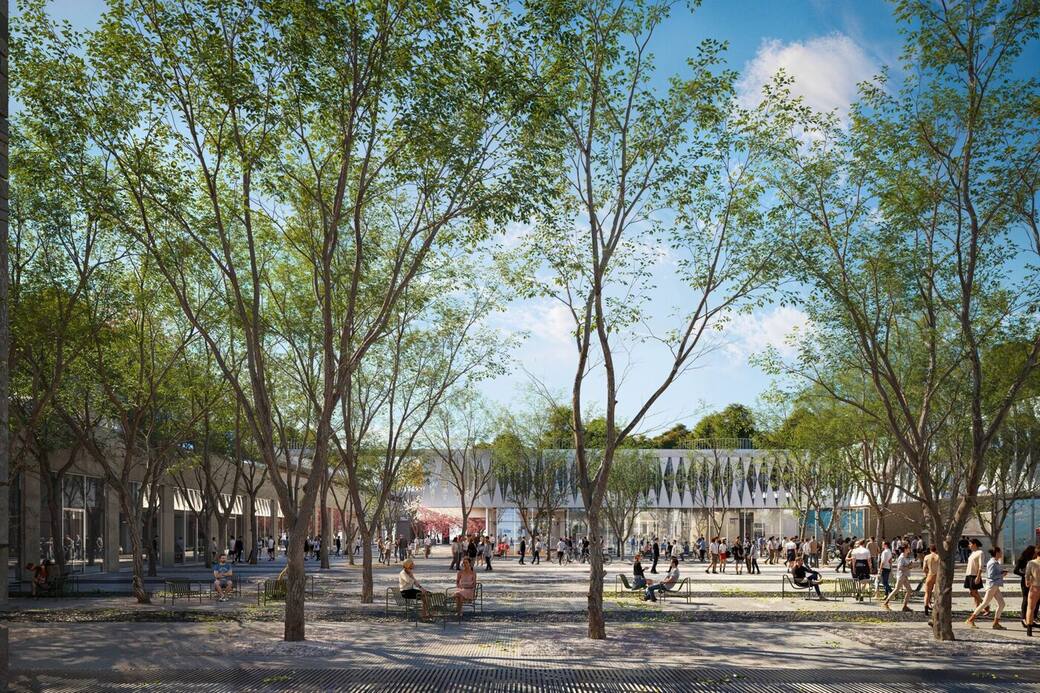 Roma, Depositi delle Vittorie. Render courtesy Stefano Boeri Architetti