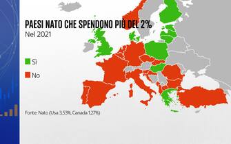 La situazione dei Paesi NATO nel 2021