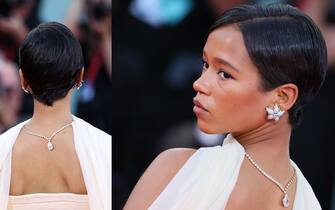 taylor-russell-venezia-red-carpet-gioielli-getty - 1
