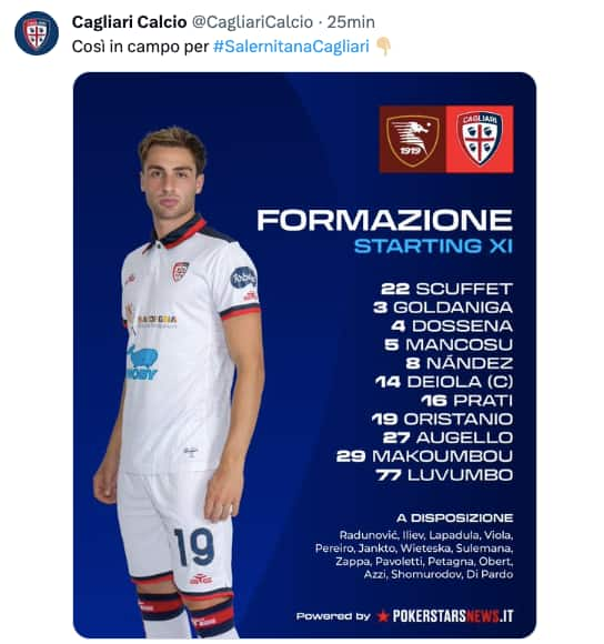 Formazione Cagliari