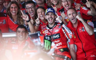 SILVERSTONE CIRCUIT, UNITED KINGDOM - AUGUST 07: Francesco Bagnaia, Ducati Team during the British GP at Silverstone Circuit on Sunday August 07, 2022 in Northamptonshire, United Kingdom. (Photo by Gold and Goose / LAT Images)