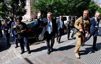 Il presidente del Consiglio Mario Draghi a Kiev