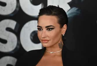 US singer Demi Lovato arrives for the world premiere of "Scream VI" at AMC Lincoln Square in New York City on March 6, 2023. (Photo by ANGELA WEISS / AFP) (Photo by ANGELA WEISS/AFP via Getty Images)