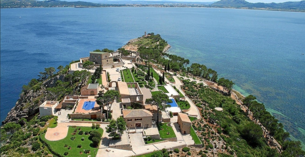 La villa di Maiorca dove si terrà il matrimonio