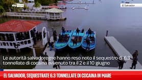 El Salvador, sequestrate 6.3 tonnellate di cocaina in mare