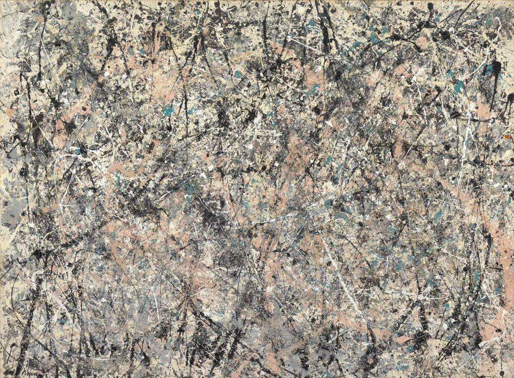 Jackson Pollock (American, 1912–1956), Number 1, 1950 (Lavender Mist), 1950. National Gallery of Art, Washington, D.C., Ailsa Mellon Bruce Fund (1976.37.1) © 2026 Pollock-Krasner Foundation / Artists Rights Society (ARS), New York.