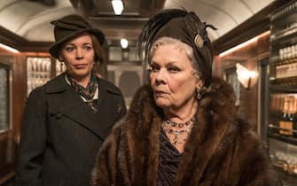 Olivia Colman, left, and Judi Dench star in Twentieth Century Fox’s “Murder on the Orient Express.”