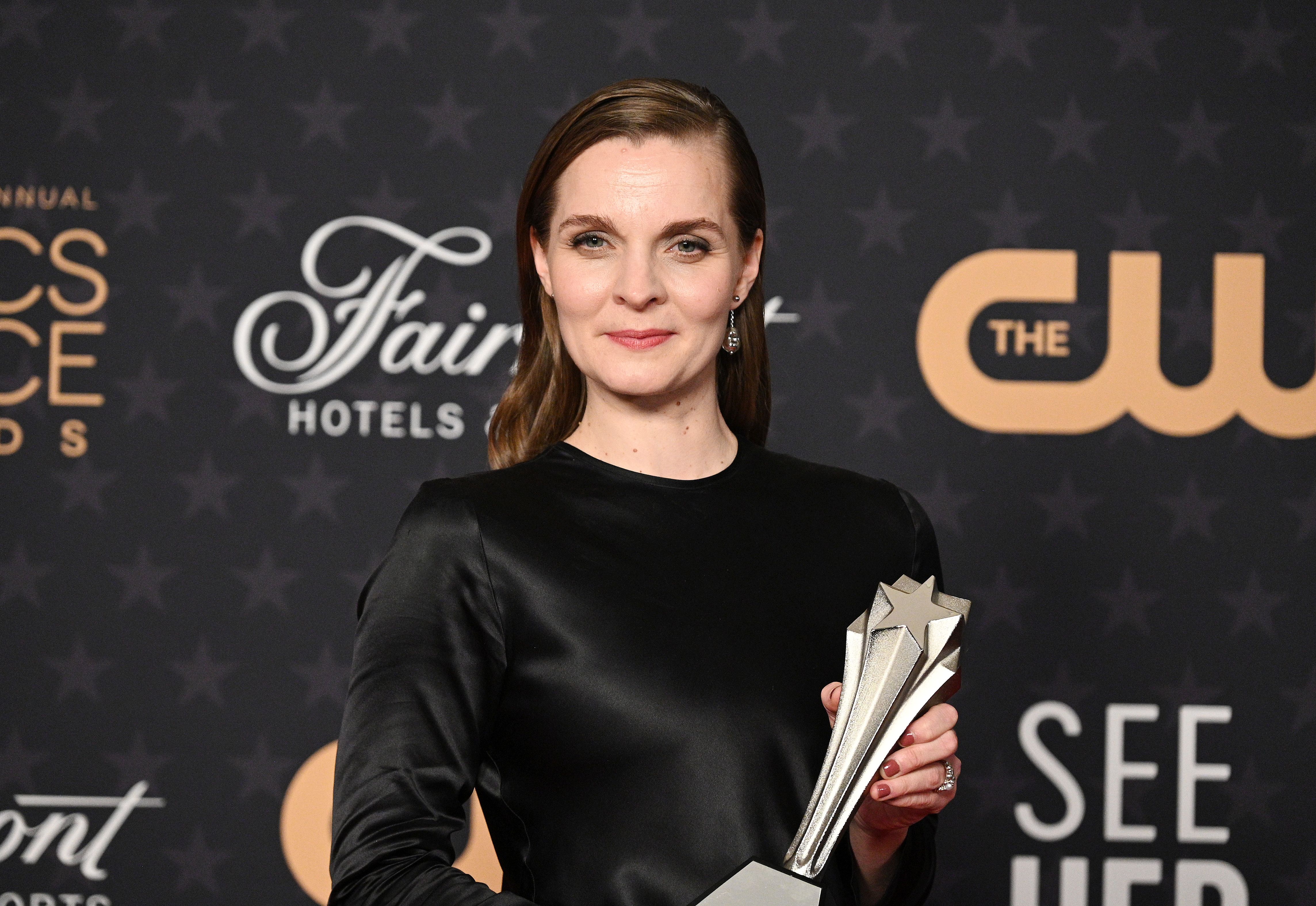 Mandatory Credit: Photo by Broadimage/Shutterstock (13716684ah)
Hildur Guðnadóttir
28th Annual Critics Choice Awards - Press Room, Fairmont Century Plaza, California, USA - 15 Jan 2023