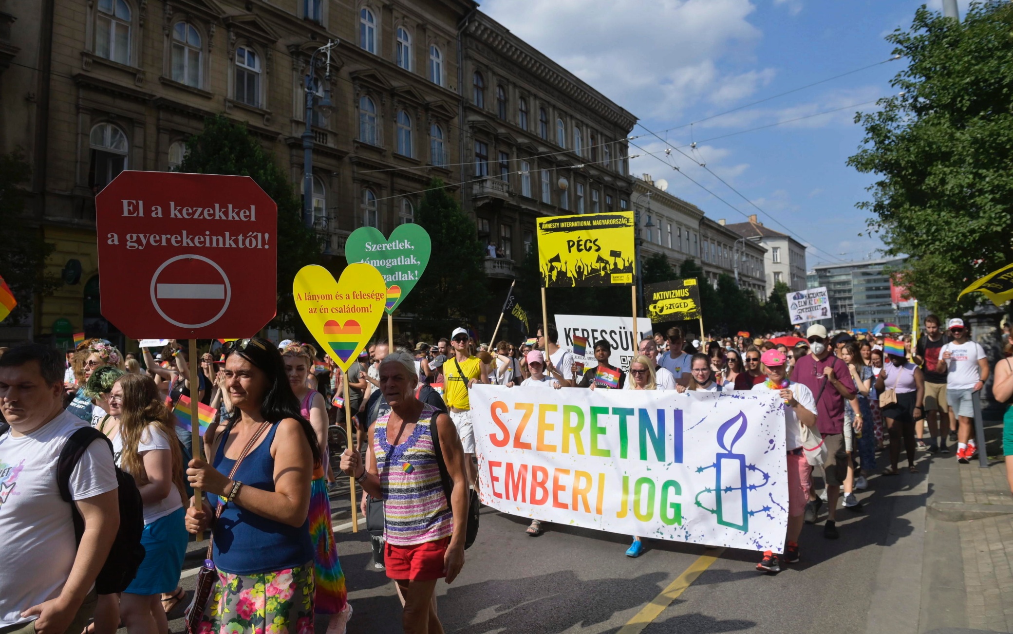 Gay pride a Budapest