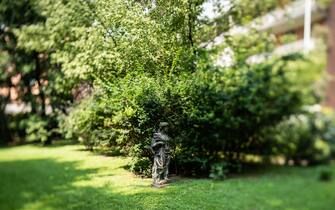 Giornate del Fai. Condominio ai giardini d'Arcadia Milan int Corso di Porta Romana 76