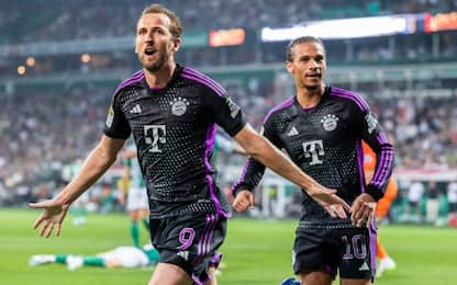 Bayern, poker con il Werder: Kane subito in gol