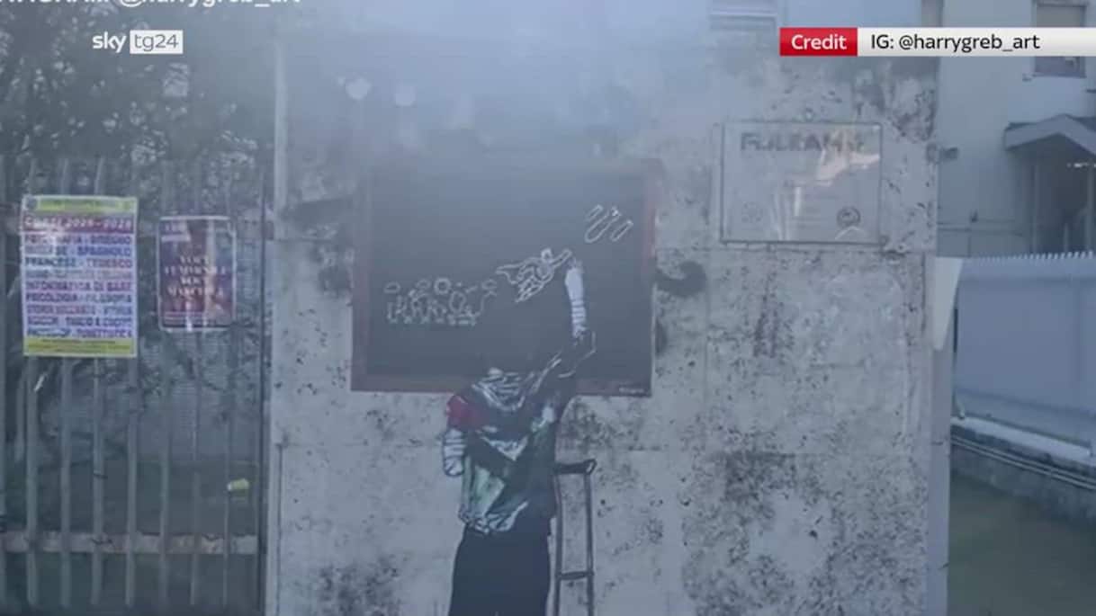 roma il nuovo murale di harry greb school boy 