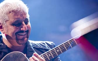 PINO DANIELE - ESTATE 2013 RICCA DI EVENTI LIVE E FESTIVAL CON TULLIO DE PISCOPO E RINO ZURZOLO. Dopo il sold out del 7 giugno al Barbican Theatre di Londra che ha aperto il tour in Europa e Nord America (prossime date: il 18 e 19 giugno a New York, il 21 giugno al San Francisco Jazz Festival e il 24 giugno al Toronto Jazz Festival), nei mesi di luglio e agosto PINO DANIELE sarà impegnato in un'estate ricca di live e festival in Italia. Insieme a lui sul palco ci saranno Tullio De Piscopo alla batteria, Rino Zurzolo al contrabbasso elettrico, Elisabetta Serio al pianoforte ed Awa Ly alle voci. Ufficio stampa Foto4live/Roberto Panucci ONLY EDITORIAL USE/NO SALES