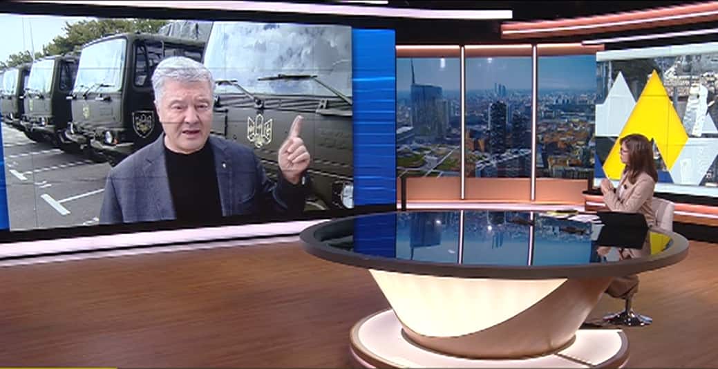 Poroshenko live a Sky TG24