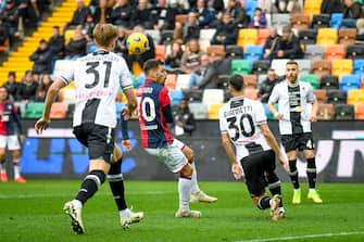 Cagliari's Gianluca Gaetano in action during the italian soccer Serie A match between Udinese Calcio vs Cagliari Calcio on february 18, 2024 at the Bluenergy stadium in Udine, Italy. ANSA/Ettore Griffoni
