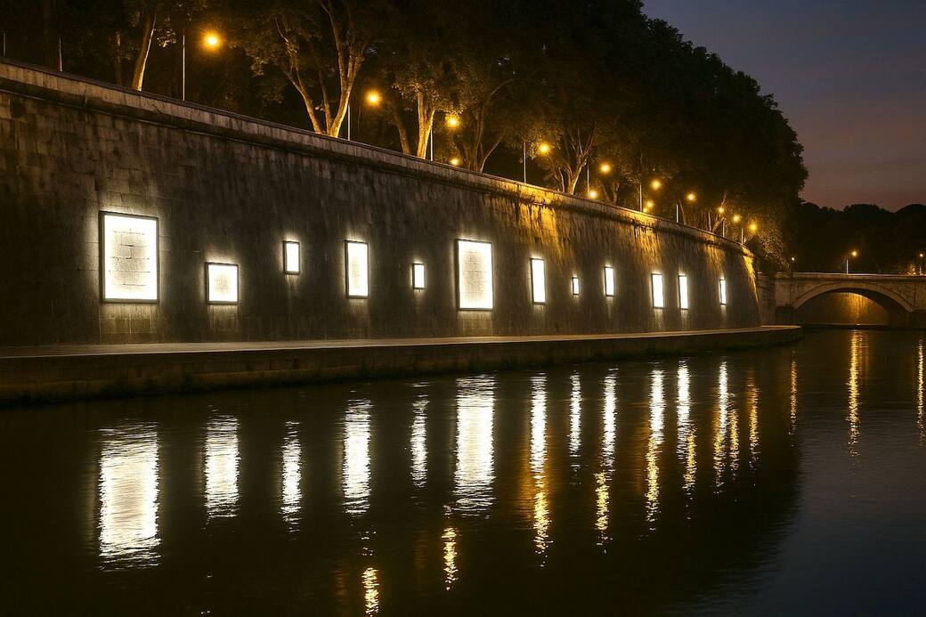 Luminis – rendering Piazza Tevere