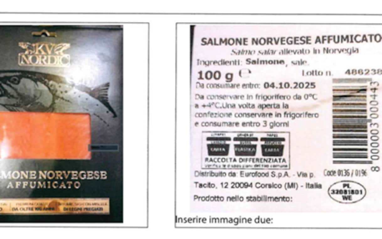salmone affumicato ritirato dal commercio per rischio listeria