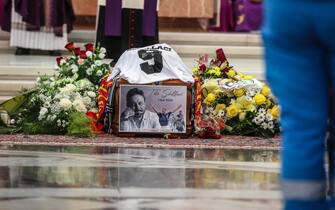 funerali totò schillaci Funerale Toto Schillaci in cattedrale Palermo 19/09/ 2024 Foto Igor Petyx