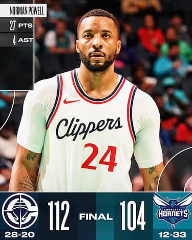 CHARLOTTE HORNETS-LA CLIPPERS 104-112